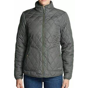 Eddie Bauer Women's Year-Round Quilted Field Jacket in Green